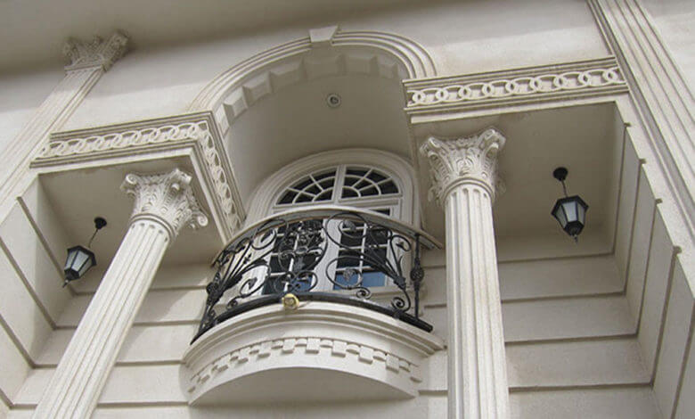 نمای سیمانی شسته