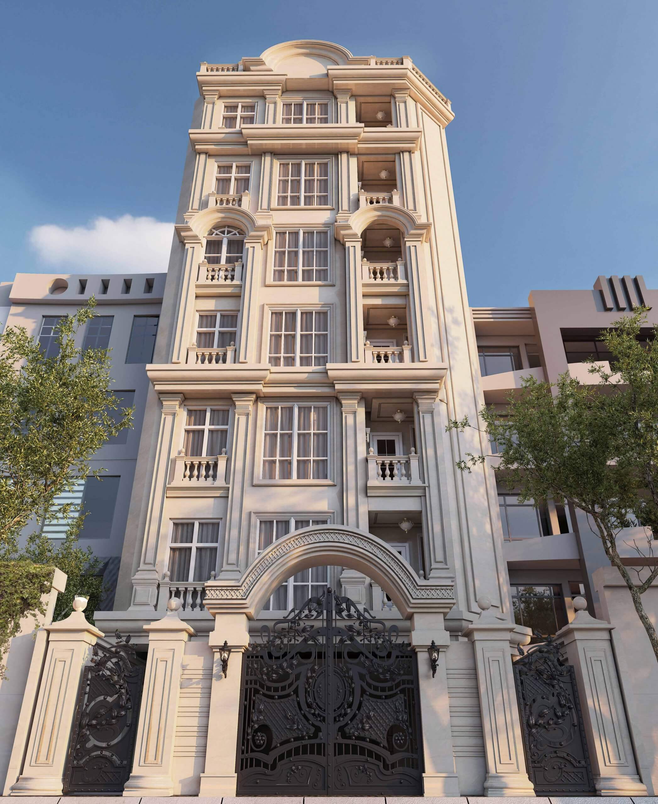 سنگ های ساختمانی کرم و قهوه ای