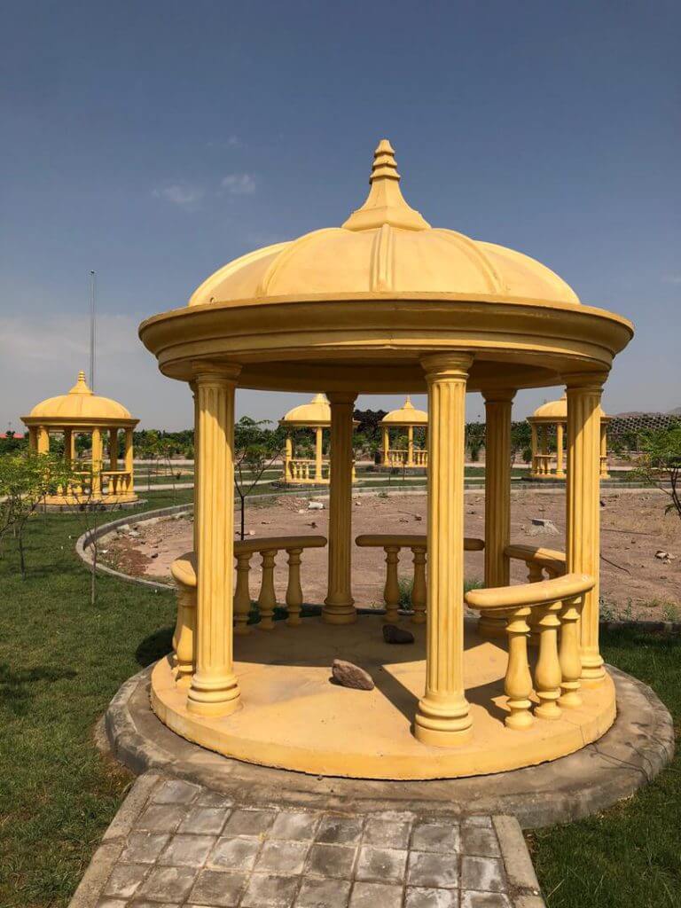 آلاچیق و نما سیمانی رومی